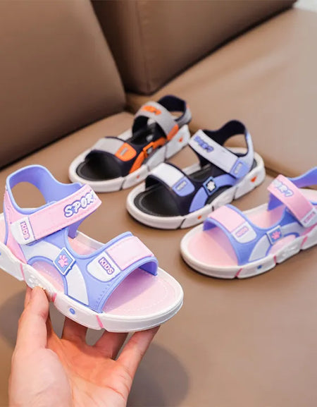 Dual Color Unisex Kids Rubber Kito Sandal