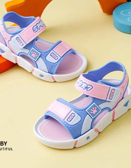 Dual Color Unisex Kids Rubber Kito Sandal