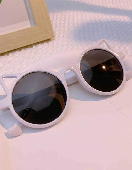Kids Retro Cat's Ear Sunglasses.