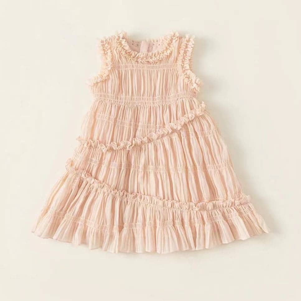Pretty Ruffled Tiered Princess Dress