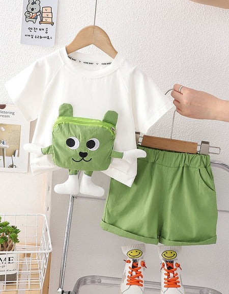 Cool Walking Toon T-shirt and Shorts Set