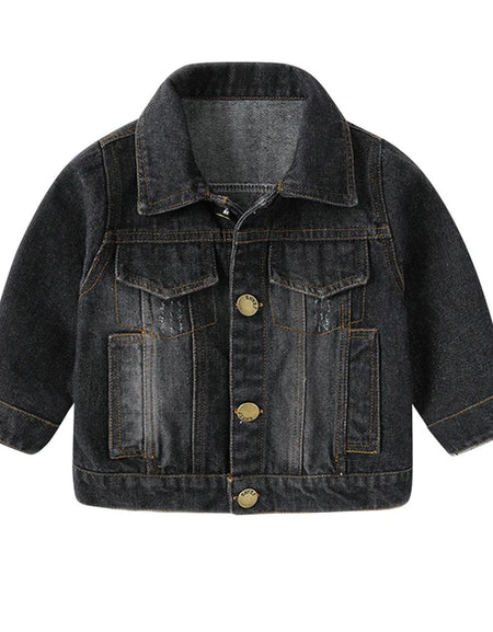 Kids Distressed Denim Jacket