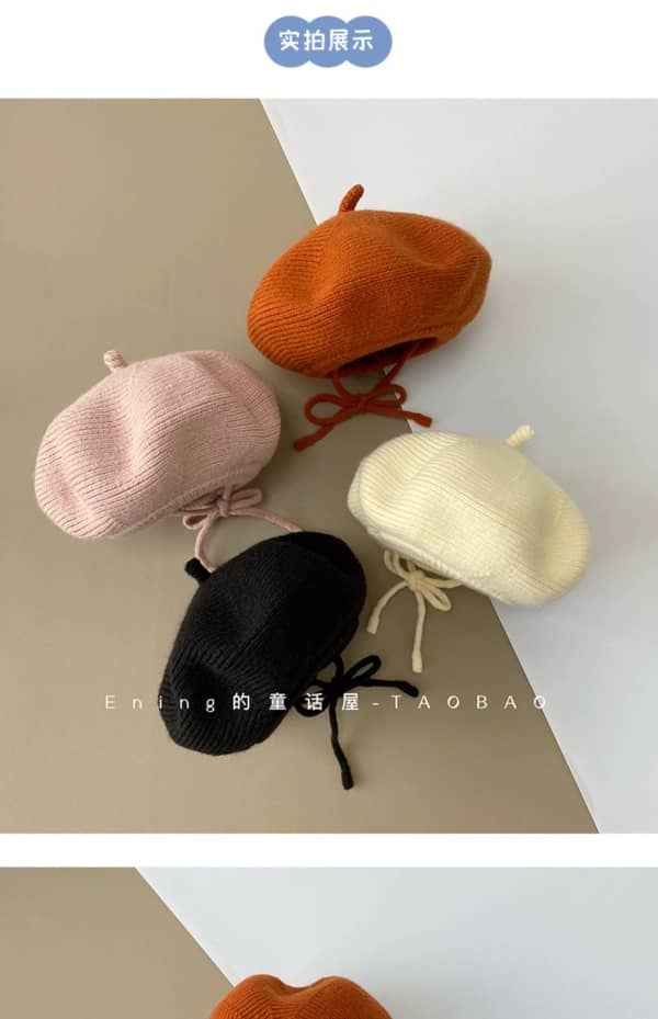 Luxe French Knit Classic Beret