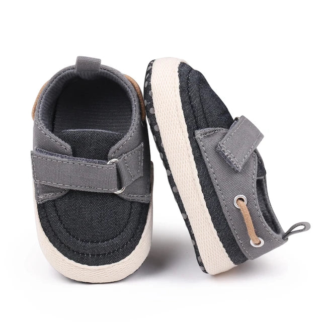 Baby Slant Velcro Moccasins