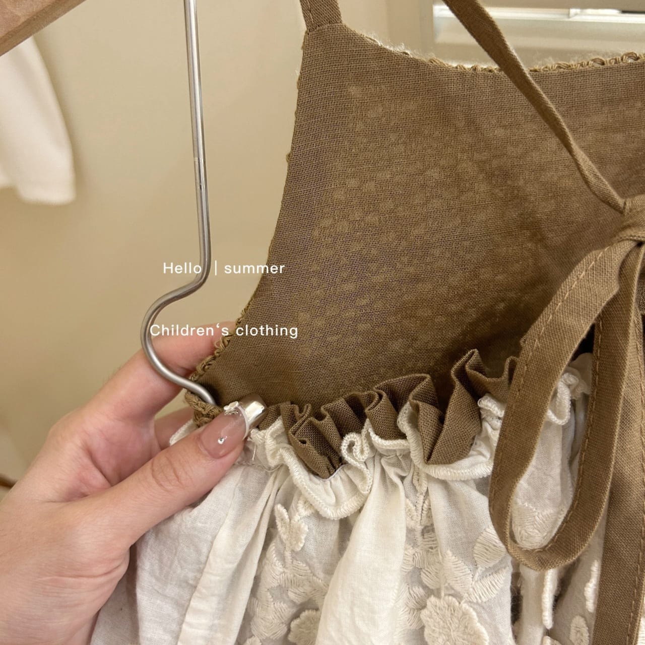 Boho Chic Crochet& Lace Dress with Capelet Set