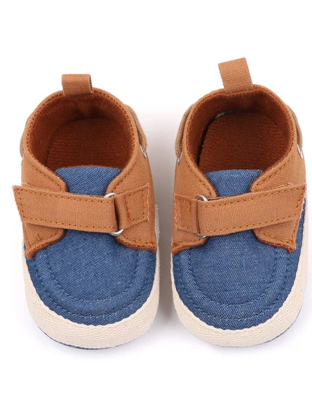 Baby Slant Velcro Moccasins