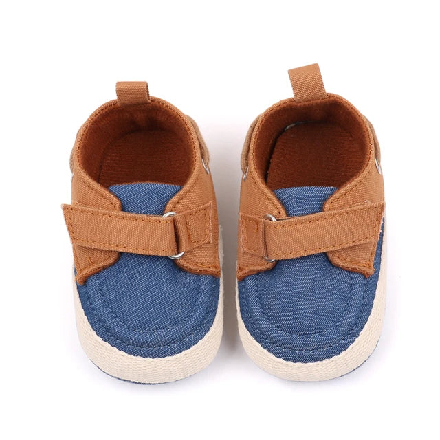 Baby Slant Velcro Moccasins