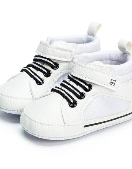 Faux Lace Baby Booties