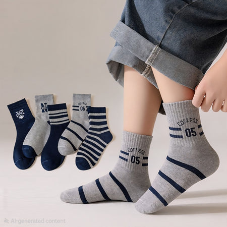 College Sport 5‑in‑1 Sock Set