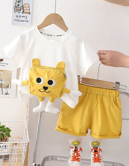 Cool Walking Toon T-shirt and Shorts Set