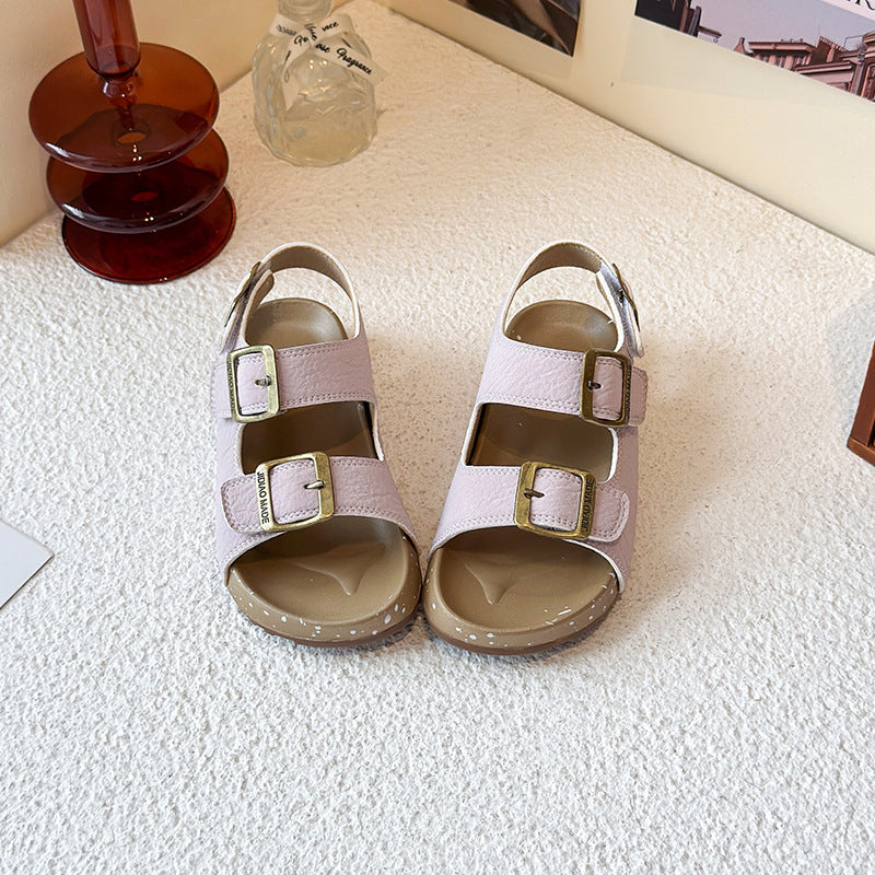 Buckle Up Adjustable Footbed Sandals