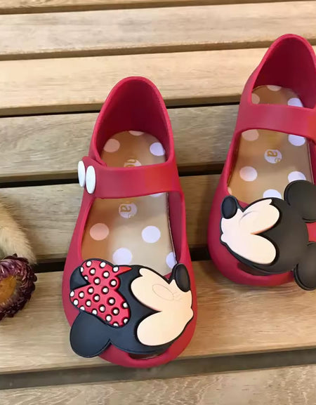 Mickey Mouse Girls Jelly Shoes