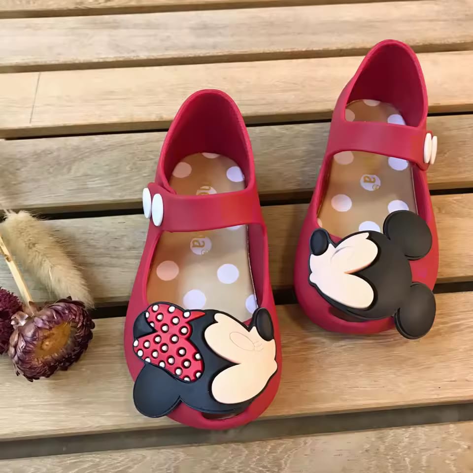 Mickey Mouse Girls Jelly Shoes