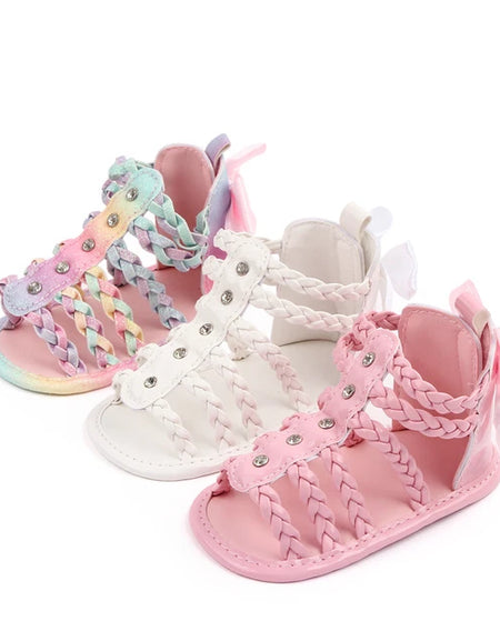 Baby Woven Gladiator Sandals