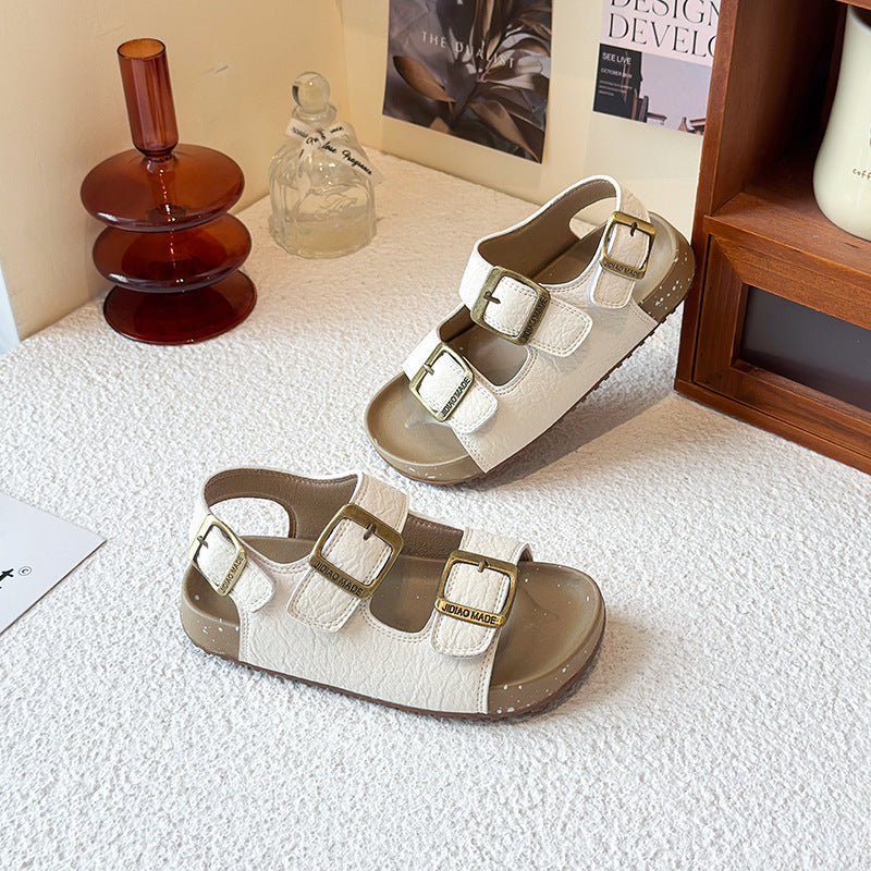 Buckle Up Adjustable Footbed Sandals