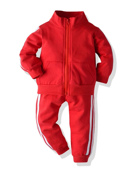 Unisex Kids Cool Zip Up Tracksuit Set