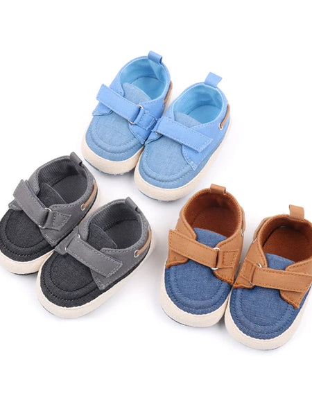 Baby Slant Velcro Moccasins