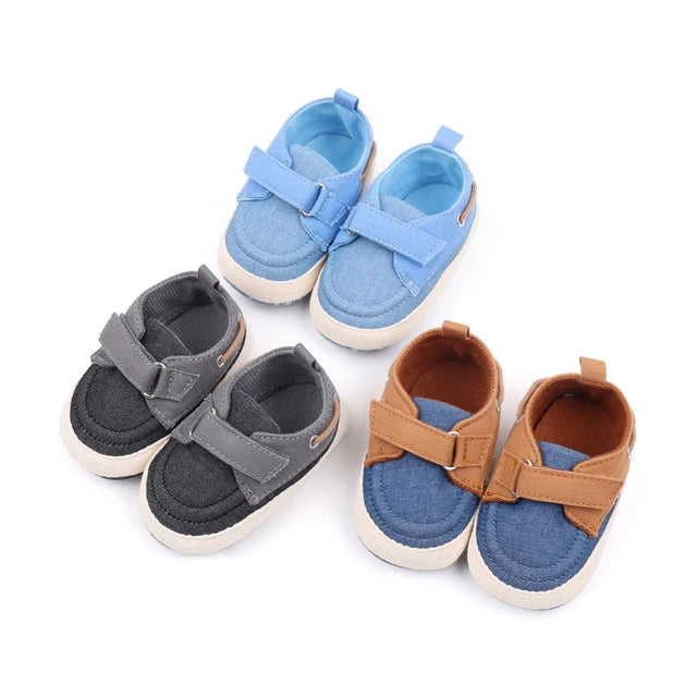 Baby Slant Velcro Moccasins