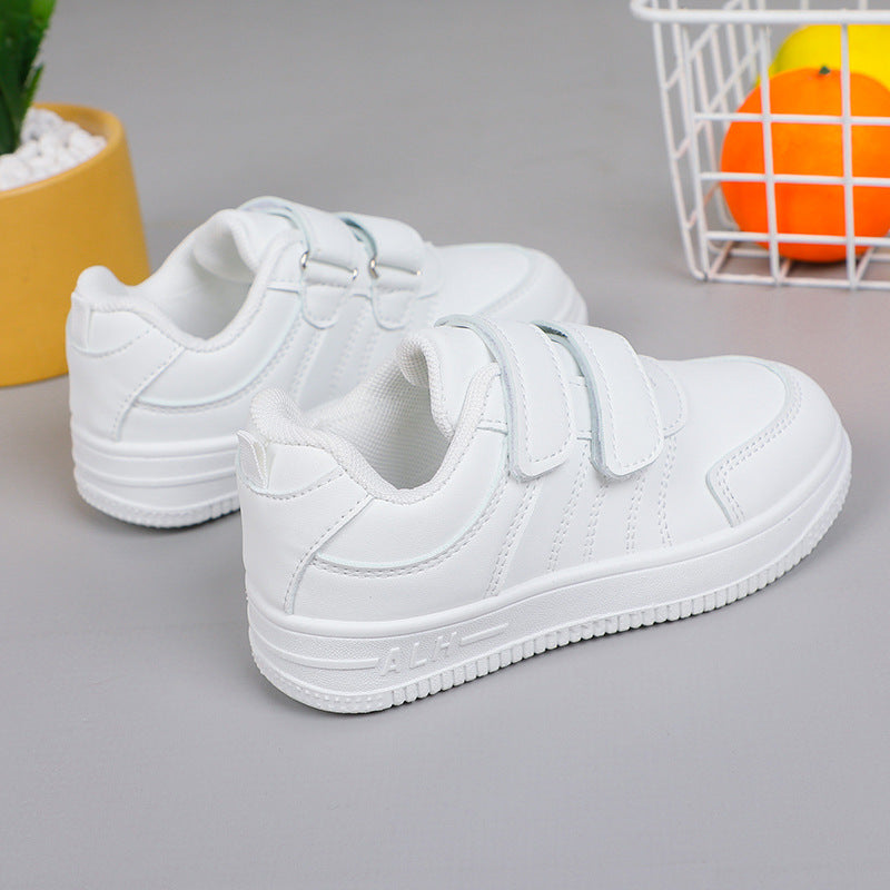 Low-Top Scalloped Sneakers