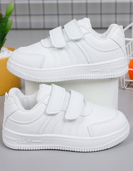 Low-Top Scalloped Sneakers