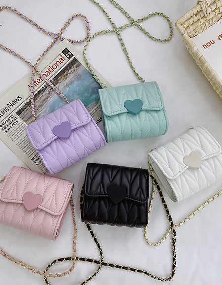 The Quilted Love Messenger Bag