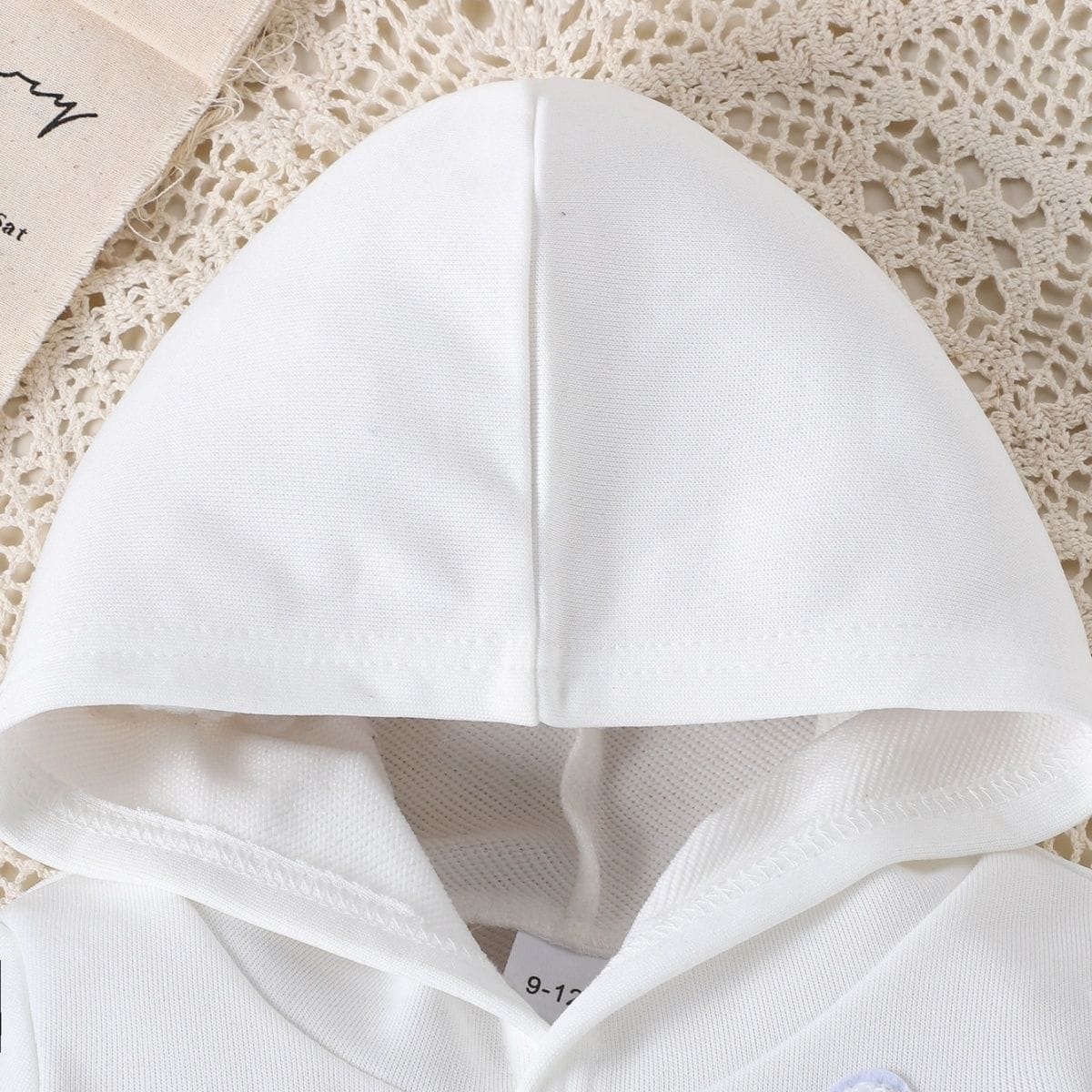 3D Flower Hoodie & Cargo Denim Set