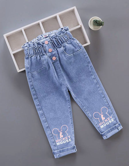 Playful Prints Denim Pant