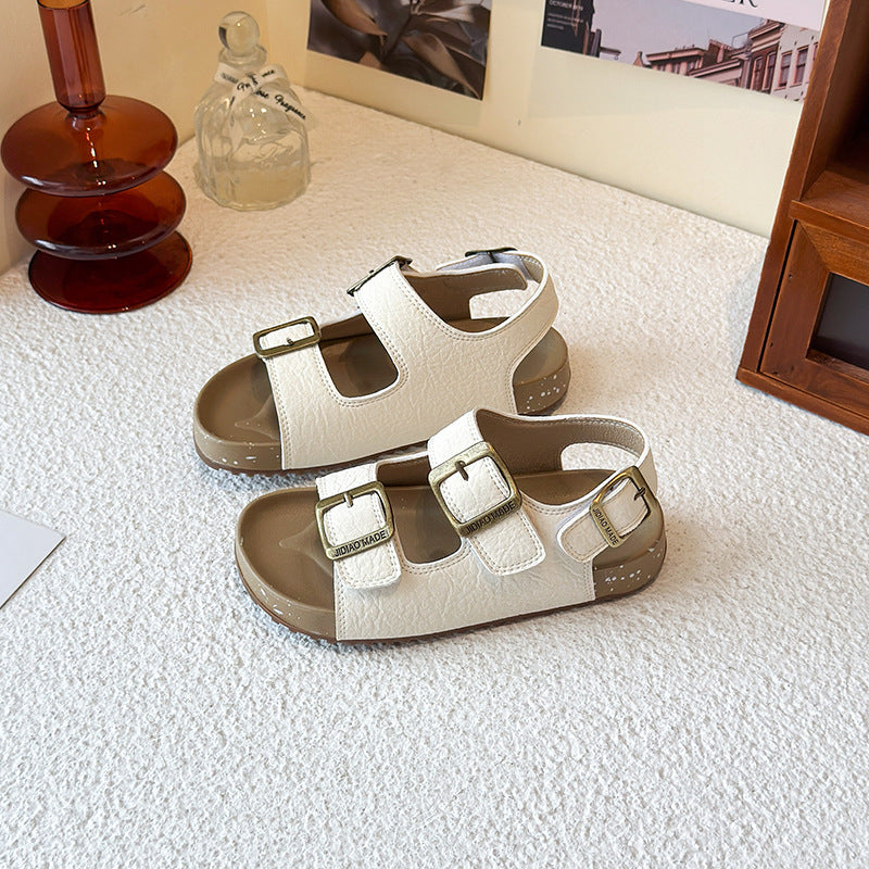 Buckle Up Adjustable Footbed Sandals