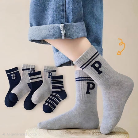 College Sport 5‑in‑1 Sock Set
