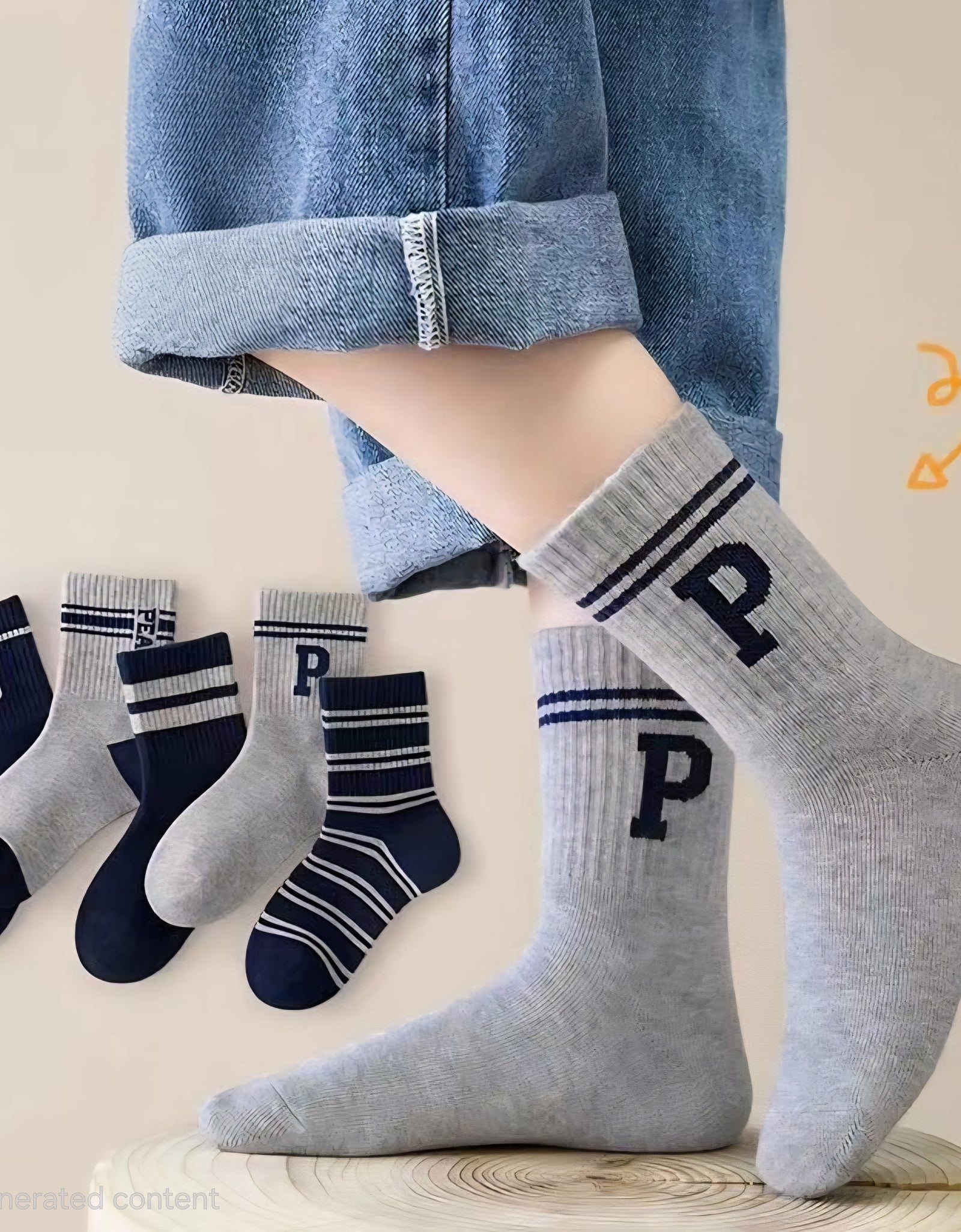 College Sport 5‑in‑1 Sock Set