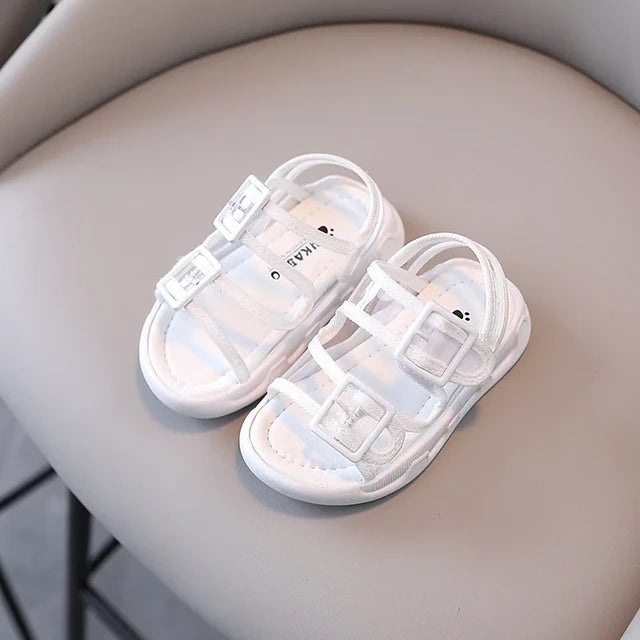 Translucent Double Vamp Kids Sandal