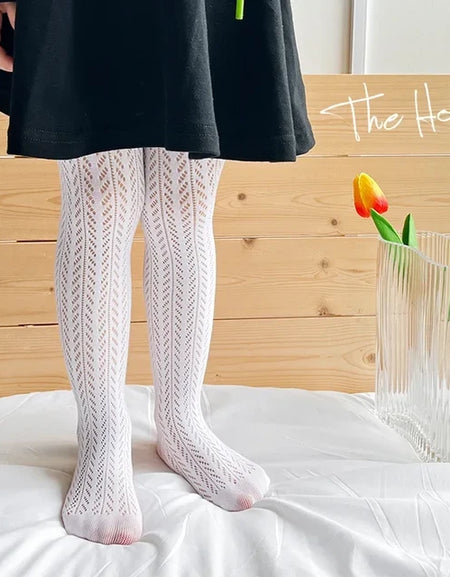 Wheat Patterned Fishnet Stockings/Pop socks