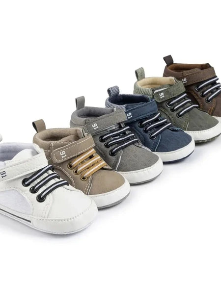 Faux Lace Baby Booties