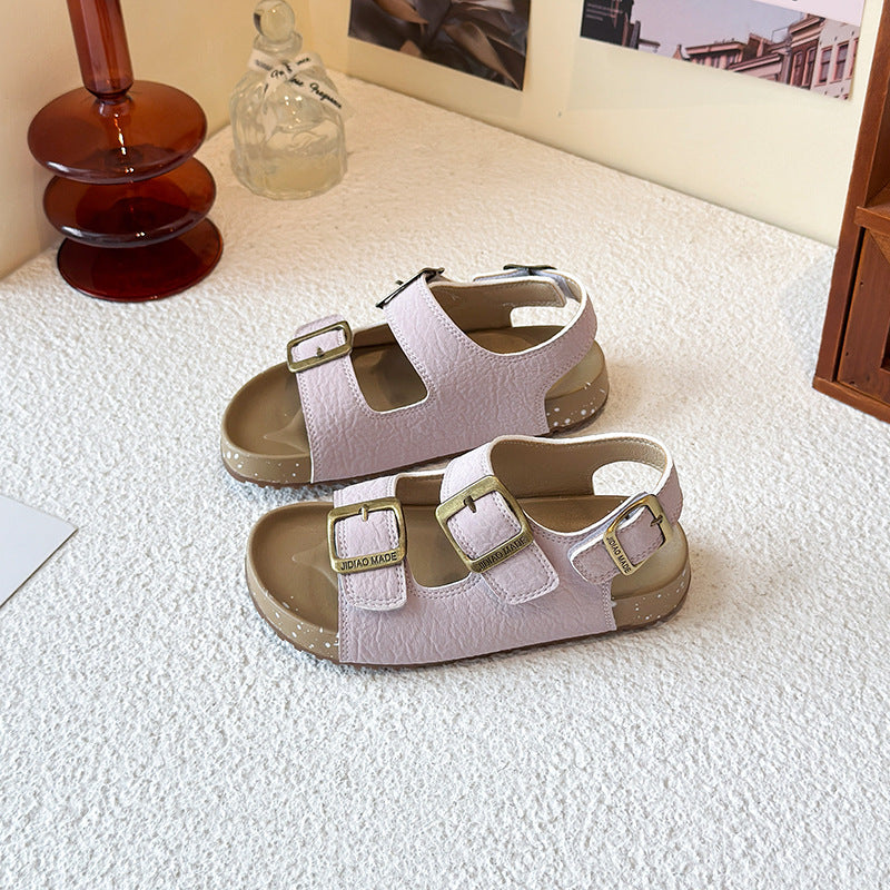 Buckle Up Adjustable Footbed Sandals