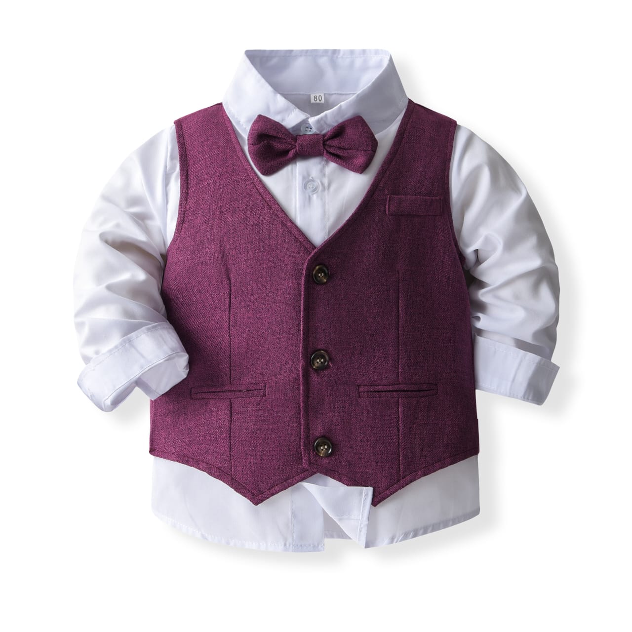 Dapper Formal Suit Set with Waistcoat