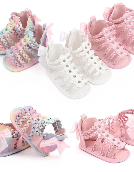 Baby Woven Gladiator Sandals