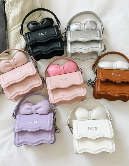 Cute Puffy Bow Mini Bag