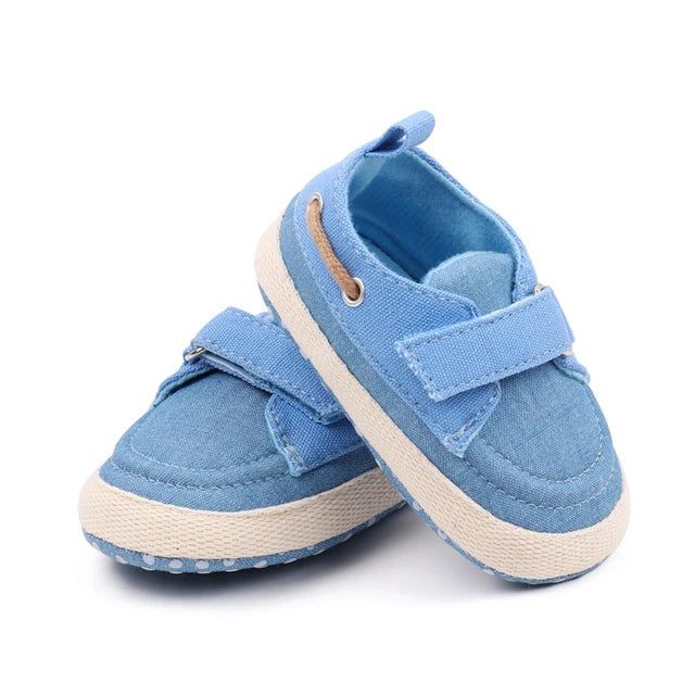 Baby Slant Velcro Moccasins