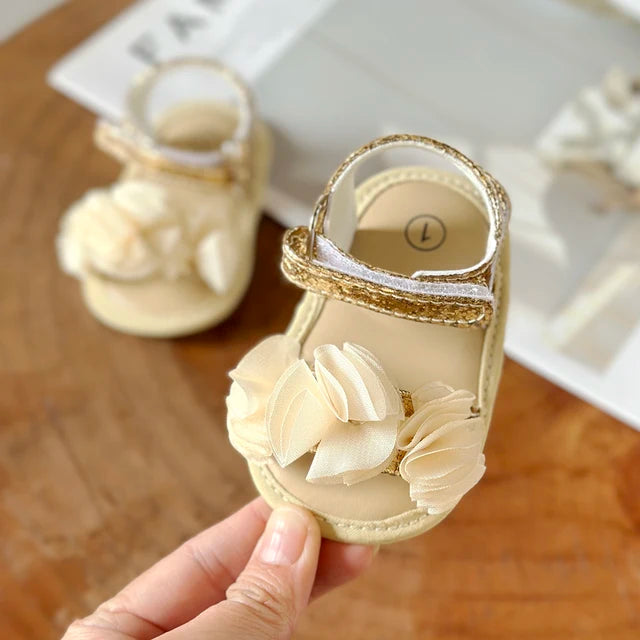 Petals Detail Baby Sandals