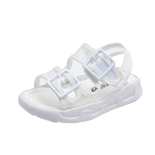 Translucent Double Vamp Kids Sandal