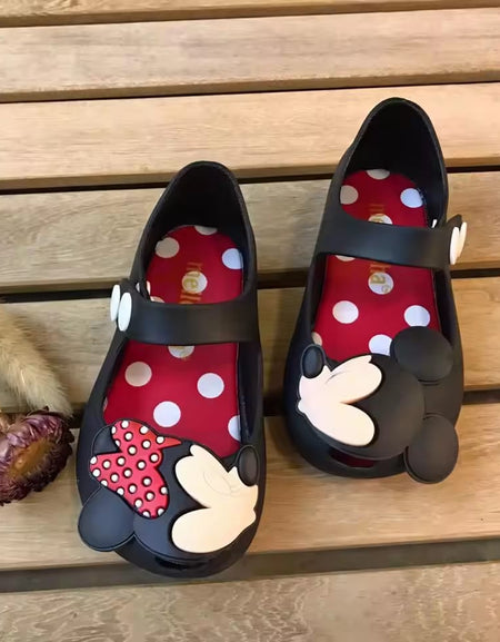 Mickey Mouse Girls Jelly Shoes