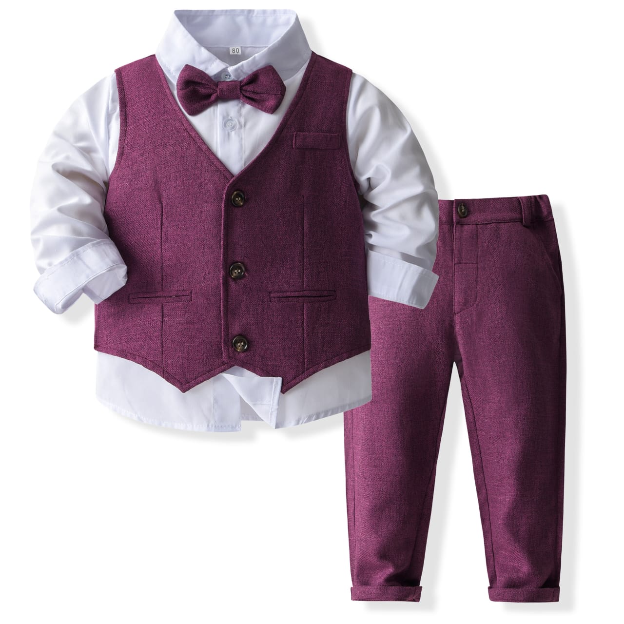 Dapper Formal Suit Set with Waistcoat
