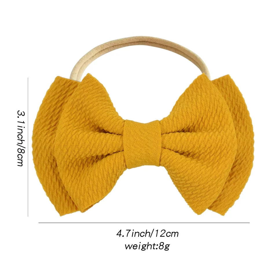 Big double bow headband