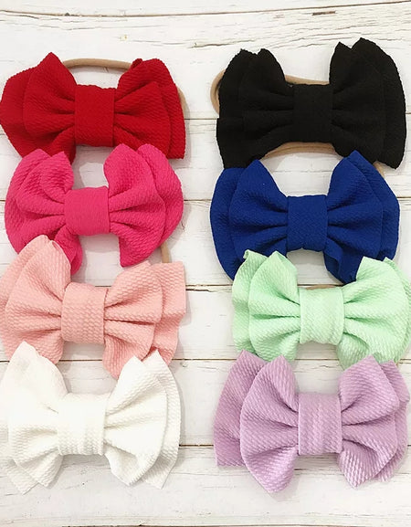 Big double bow headband