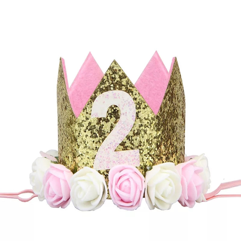 Floral Birthday / Number Crown