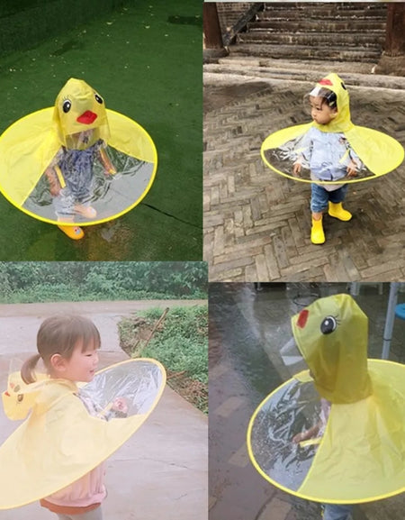 Cute Duck Wear-on Hands-free Umbrellas