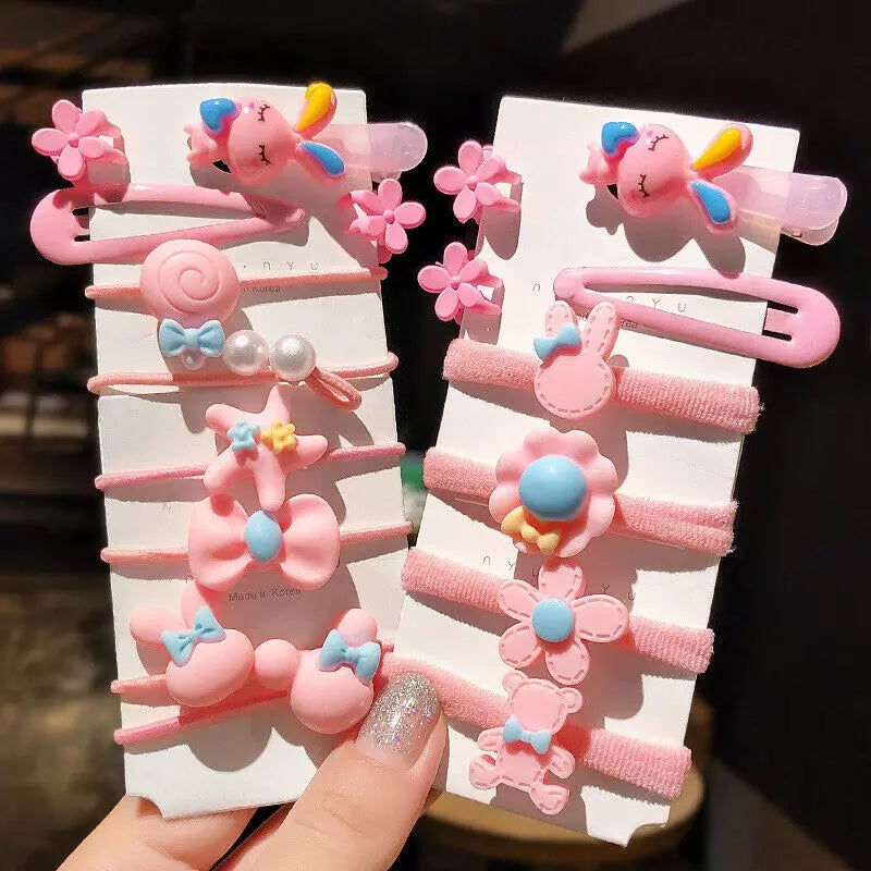 Cartoon Elastic Rings / Hair Candy