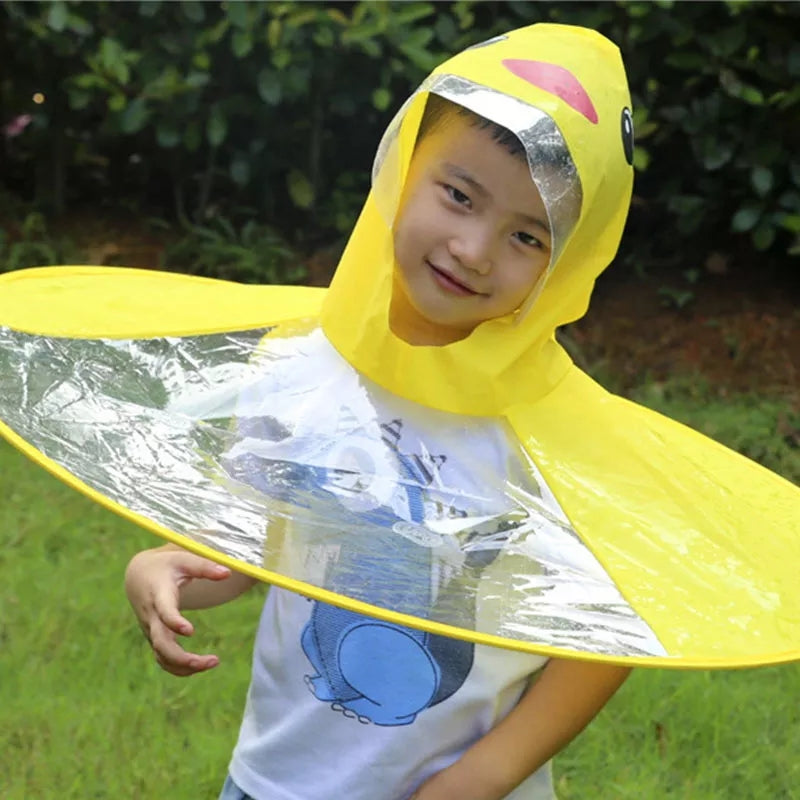 Cute Duck Wear-on Hands-free Umbrellas