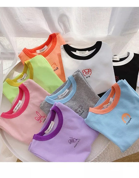Girls Roundneck Tshirts (2 to 5years)