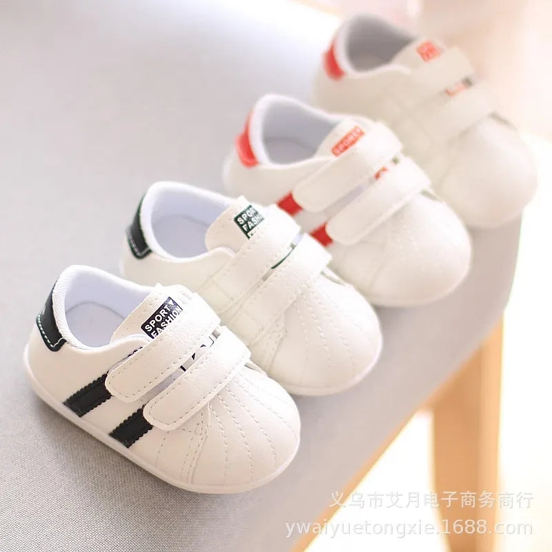 Double Stripe Baby Sneakers